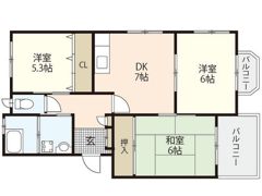 村上マンションの間取り画像