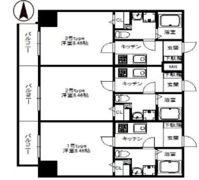 R SQUARE 東天満の間取り画像