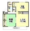 エステート川北の間取り画像
