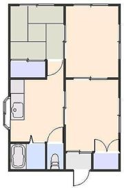 竹内堤貸家 3の間取り画像