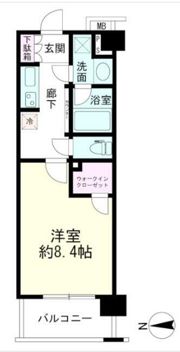 パレステージ青井ナチュラコートの間取り画像