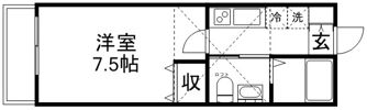 ガーデンコート吉祥寺の間取り画像