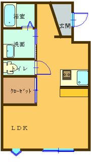 フェルクスの間取り画像