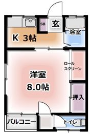 コーポ秋の間取り画像
