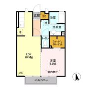 エルハーベンの間取り画像