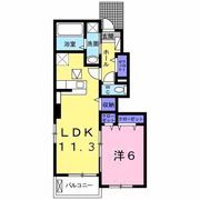 ハイソラーレ Ⅱの間取り画像