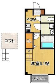 エスポワール鳴水の間取り画像