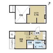 ドメーヌ上新庄の間取り画像