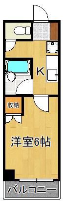 優花ハイツの間取り画像