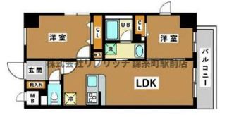 JUTOWERFRONT亀沢の間取り画像