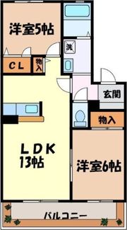 グランデール南山 C棟の間取り画像