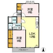 クレール若林の間取り画像