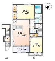 シャルムⅠの間取り画像