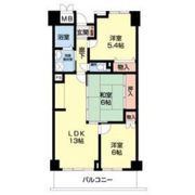 テレスハラの間取り画像