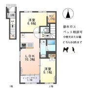 東五城字西大堀新築アパートの間取り画像