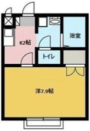 アンプルールブワ虹の間取り画像