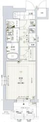 レジュールアッシュ心斎橋VITAの間取り画像