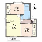 ウエストフィールド E棟の間取り画像