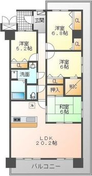 サントノーレ南末広の間取り画像
