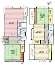 新座市野火止戸建ての間取り画像
