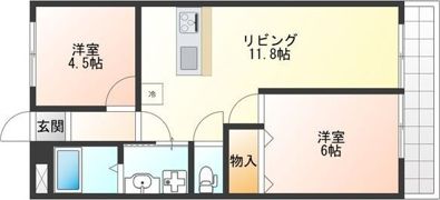 セゾン・プランドール晴丘の間取り画像