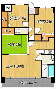 ニューガイア四季彩の丘B棟の間取り画像