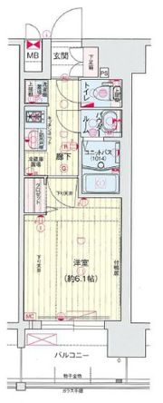 プレサンス岡山駅前の間取り画像