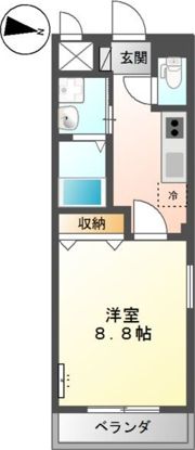 グランディーバの間取り画像