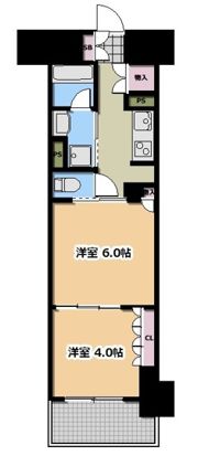 ブランズ大阪本町の間取り画像