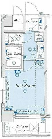 フォルトゥナ日本橋の間取り画像