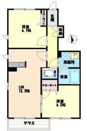 シャーメゾン城西Cの間取り画像