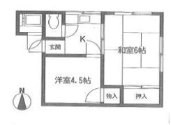 光月荘の間取り画像