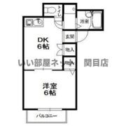 リヴァーシャロウ西三荘の間取り画像