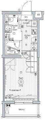 メイクス氷川台アジールコートの間取り画像