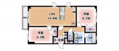 グランシャリオ(香里園)の間取り画像