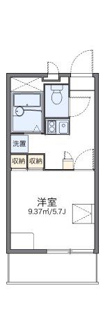 レオパレステナマント25の間取り画像