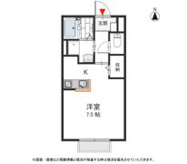 メゾンドゥ長瀬 Ⅱの間取り画像