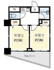 木川東エクセルハイツの間取り画像
