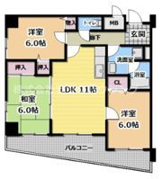 ベルフォーレの間取り画像