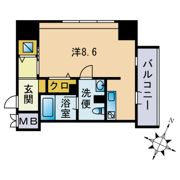 警固クレスタリアの間取り画像