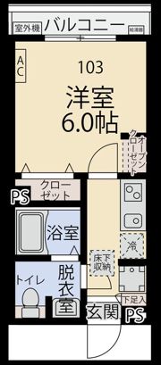 未来館南浦和の間取り画像