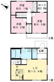 ライジングスクエア B棟の間取り画像