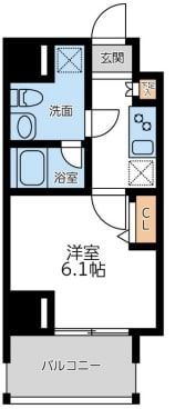 プライマル横濱平沼橋の間取り画像