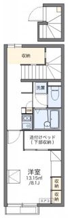 レオパレス美作の間取り画像