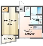 plumas北野の間取り画像