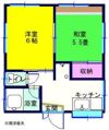 三春町1貸家の間取り画像