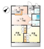 グランディールの間取り画像