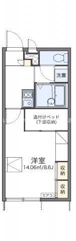 レオパレスM＆Eの間取り画像