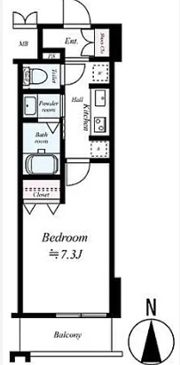 ライジングプレイス亀戸の間取り画像