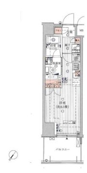 プレール・ドゥーク横浜サウスメゾンロワールの間取り画像